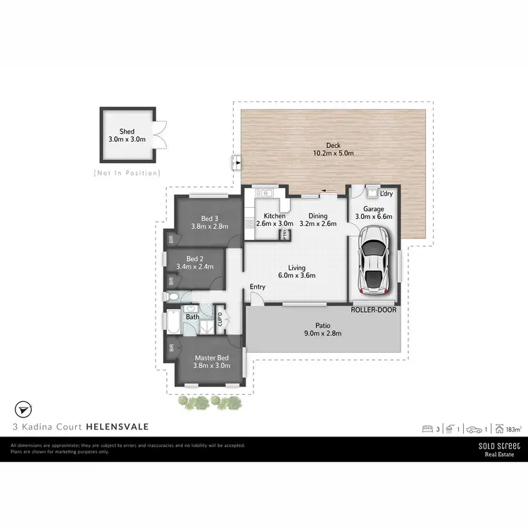 Floorplan of Homely house listing, 3 Kadina Court, Helensvale QLD 4212