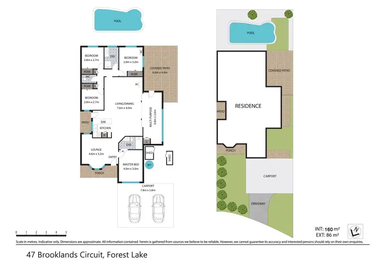 Floorplan of Homely house listing, 47 Brooklands Circuit, Forest Lake QLD 4078