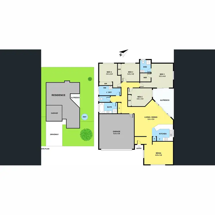 Floorplan of Homely house listing, 10 Outlook Court, Kallangur QLD 4503