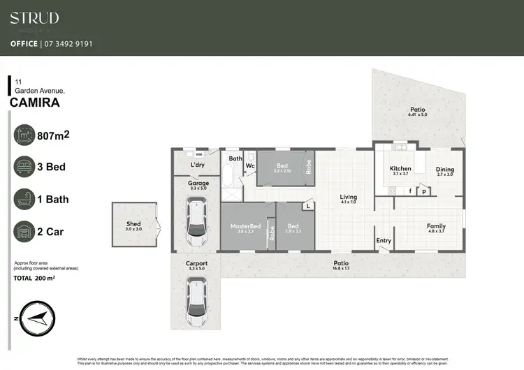 Floorplan of Homely house listing, 11 Garden Avenue, Camira QLD 4300