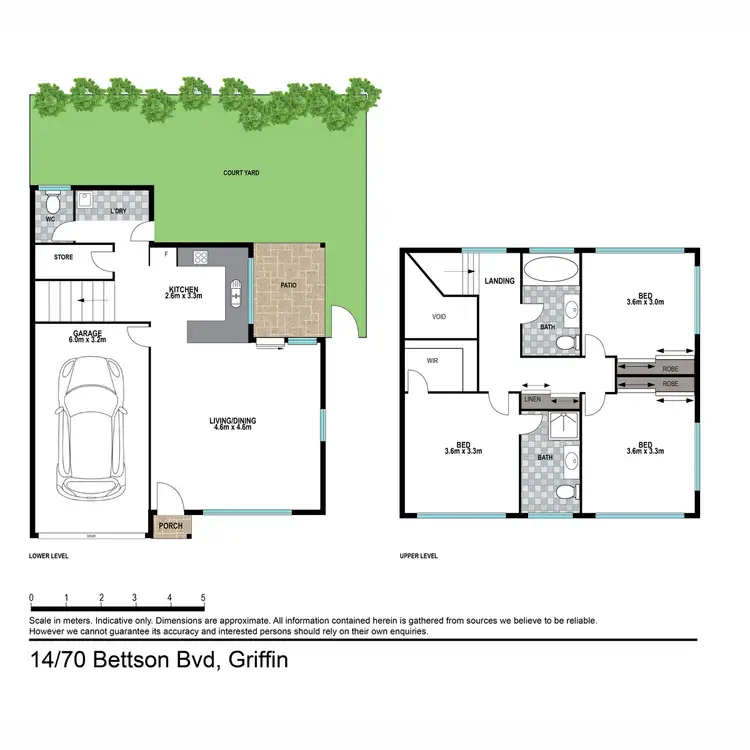 Floorplan of Homely townhouse listing, 14/70 Bettson Boulevard, Griffin QLD 4503