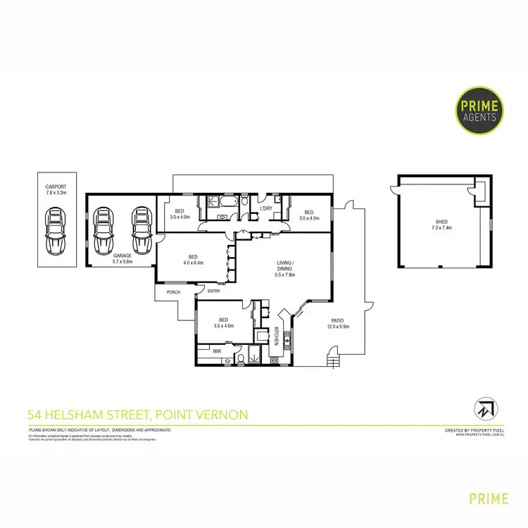 Floorplan of Homely house listing, 54 Helsham Street, Point Vernon QLD 4655