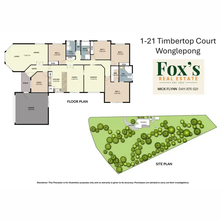 Floorplan of Homely house listing, 1-21 Timbertop Court, Wonglepong QLD 4275