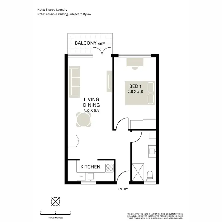 Floorplan of Homely apartment listing, 30/30 Ewart Street, Marrickville NSW 2204
