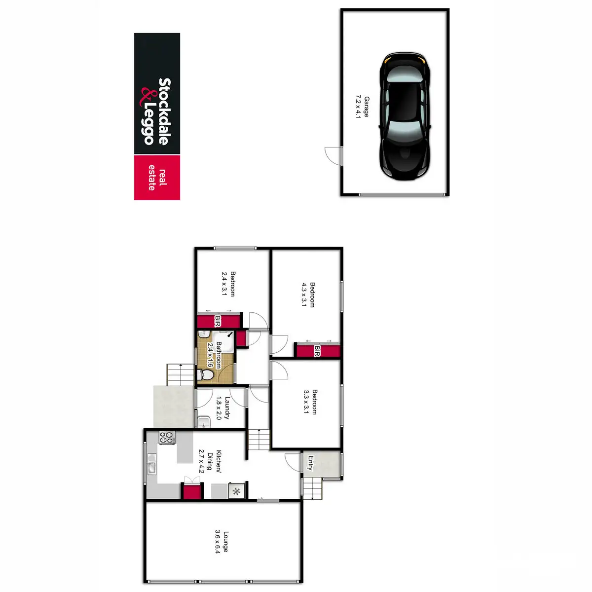 Floorplan of Homely house listing, 1 McKay Court, Churchill VIC 3842
