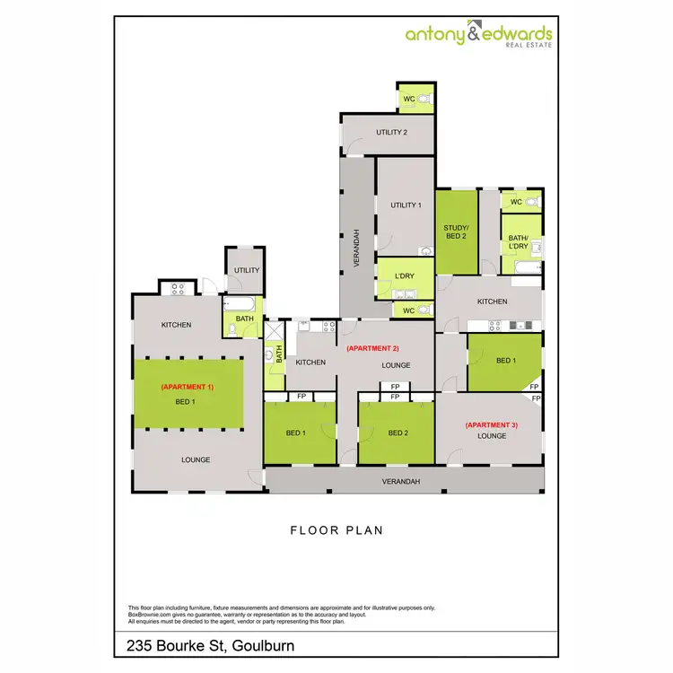 Floorplan of Homely house listing, 235 Bourke Street, Goulburn NSW 2580