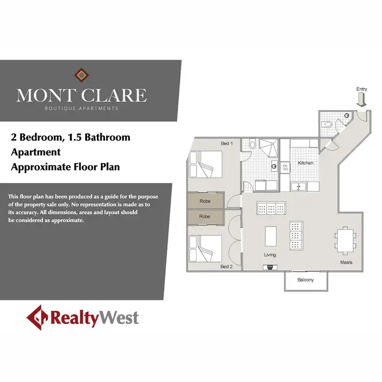 Floorplan of Homely apartment listing, 44/190 Hay Street, East Perth WA 6004