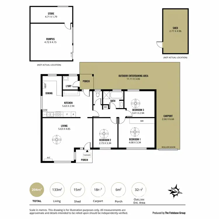 Floorplan of Homely house listing, 21 Compass Drive, Seaford SA 5169