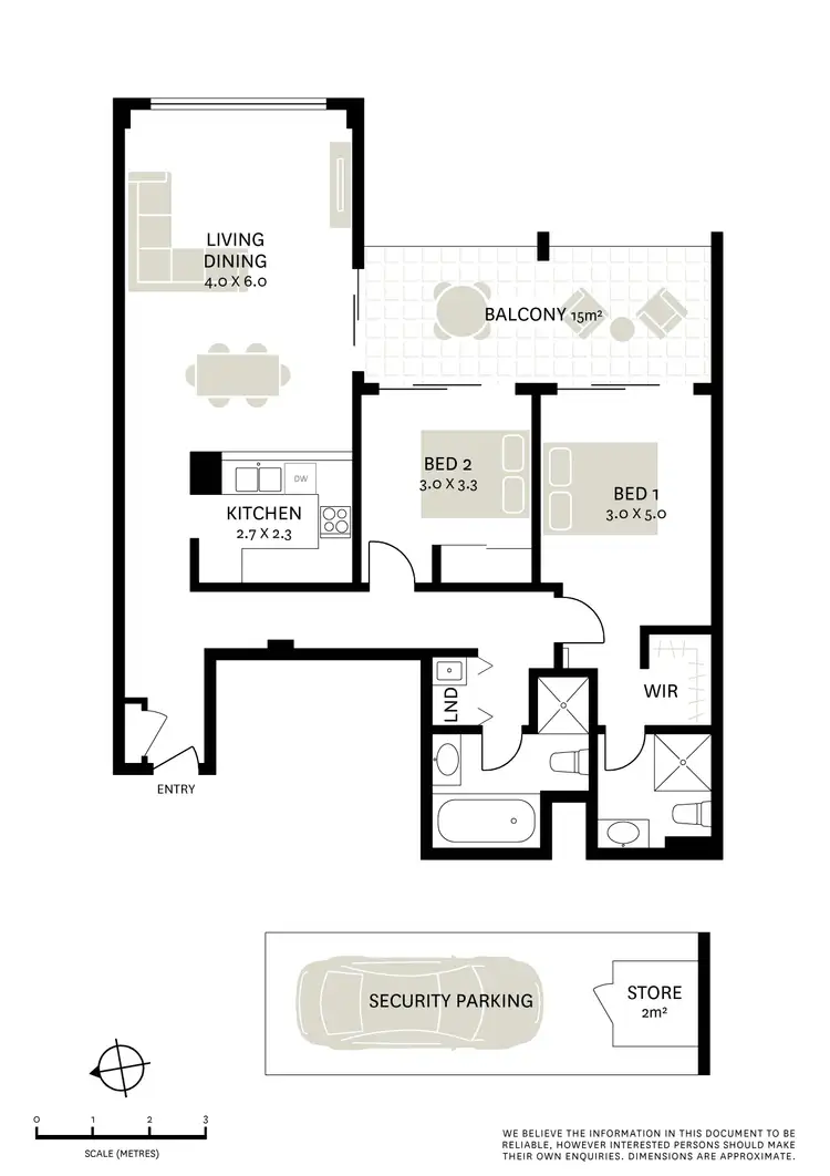 Floorplan of Homely apartment listing, 109/76-78 Cope Street, Waterloo NSW 2017