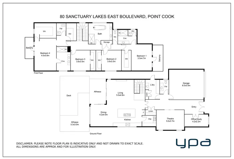 Floorplan of Homely house listing, 80 Sanctuary Lakes East Boulevard, Sanctuary Lakes VIC 3030