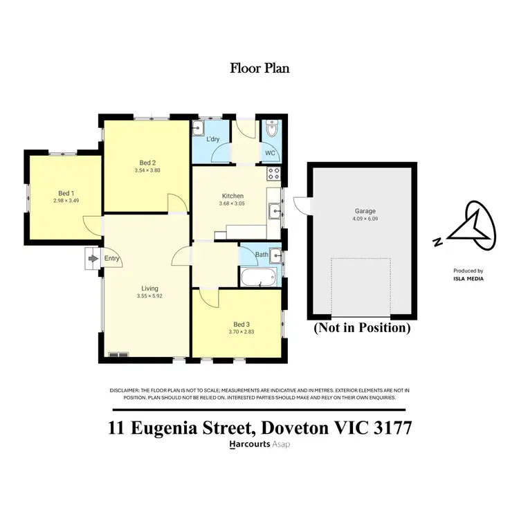 Floorplan of Homely house listing, 11 Eugenia Street, Doveton VIC 3177