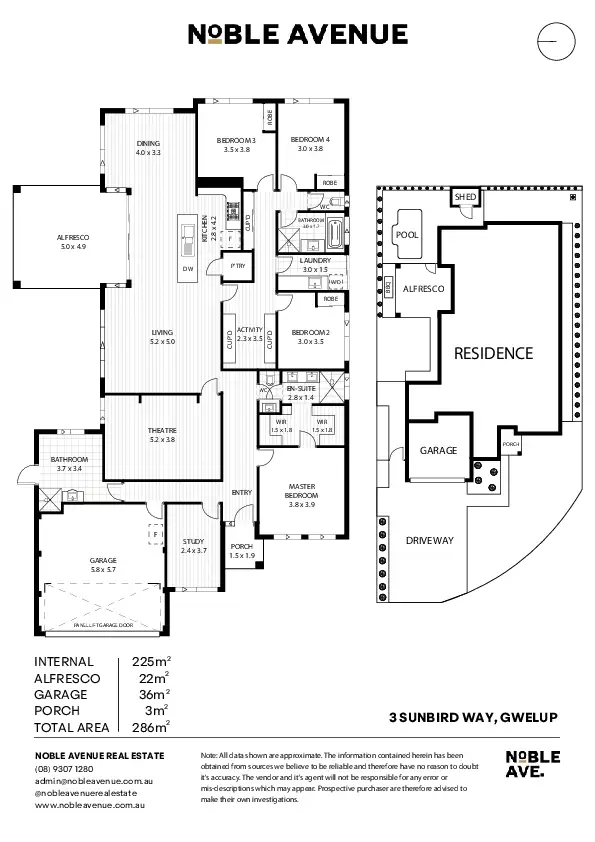 Floorplan of Homely house listing, 3 Sunbird Way, Gwelup WA 6018