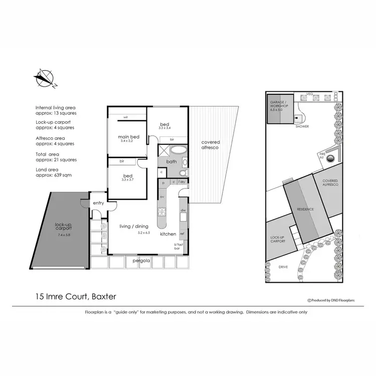 Floorplan of Homely house listing, 15 Imre Court, Baxter VIC 3911