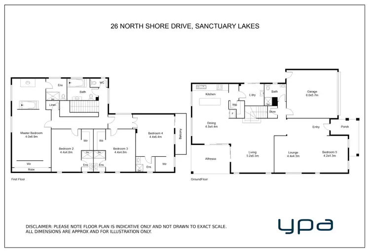 Floorplan of Homely house listing, 26 North Shore Drive, Sanctuary Lakes VIC 3030