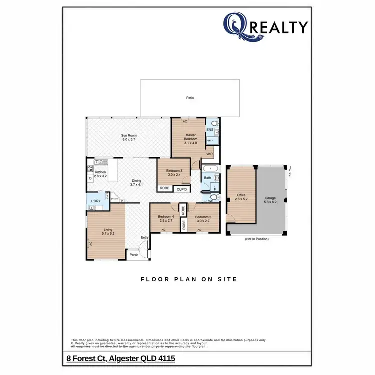 Floorplan of Homely house listing, 8 Forest Court, Algester QLD 4115