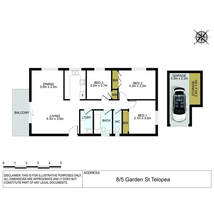 Floorplan of Homely unit listing, 8/5 Garden Street, Telopea NSW 2117