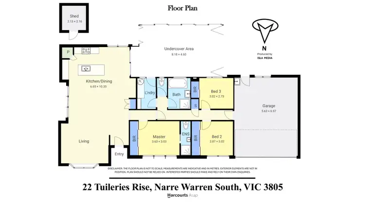 Floorplan of Homely house listing, 22 Tuileries Rise, Narre Warren South VIC 3805