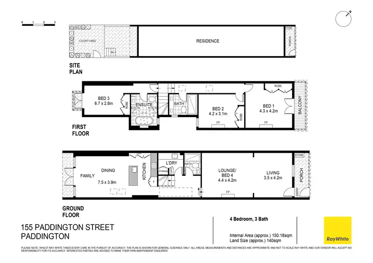Floorplan of Homely house listing, 155 Paddington Street, Paddington NSW 2021