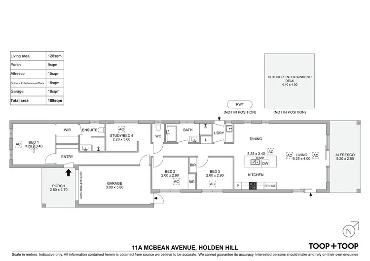 Floorplan of Homely house listing, 11A Mcbean Avenue, Holden Hill SA 5088