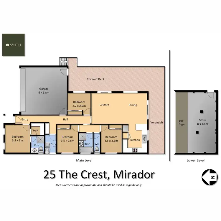 Floorplan of Homely house listing, 25 The Crest, Merimbula NSW 2548