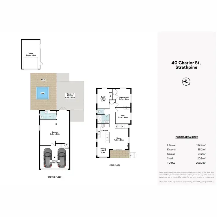 Floorplan of Homely house listing, 40 Charlor Street, Strathpine QLD 4500