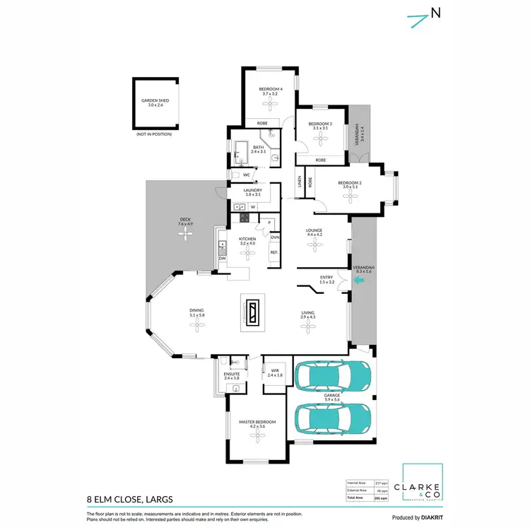 Floorplan of Homely house listing, 8 Elm Close, Largs NSW 2320