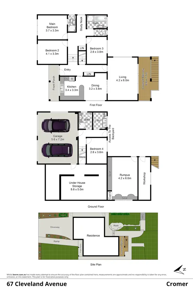 Floorplan of Homely house listing, 67 Cleveland Avenue, Cromer NSW 2099
