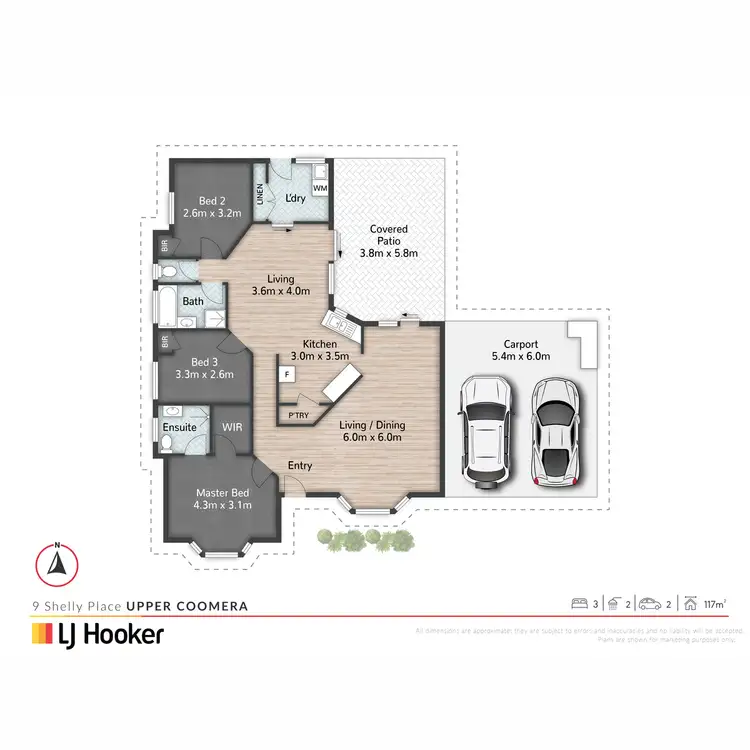 Floorplan of Homely house listing, 9 Shelly Place, Upper Coomera QLD 4209