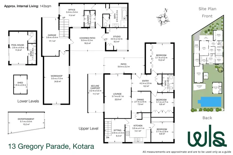Floorplan of Homely house listing, 13 Gregory Parade, Kotara NSW 2289