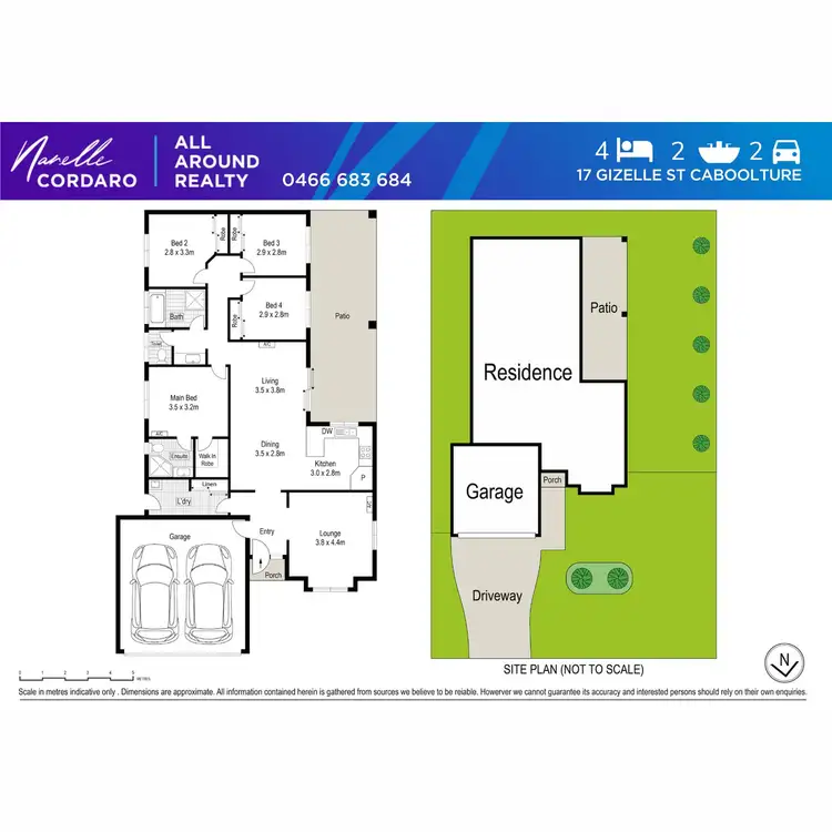 Floorplan of Homely house listing, 17 Gizelle Street, Caboolture QLD 4510
