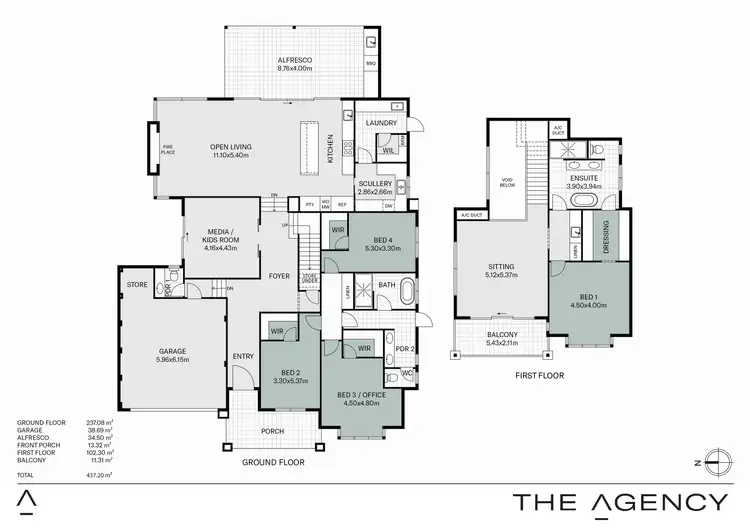 Floorplan of Homely house listing, 14 Waterford Drive, Hillarys WA 6025