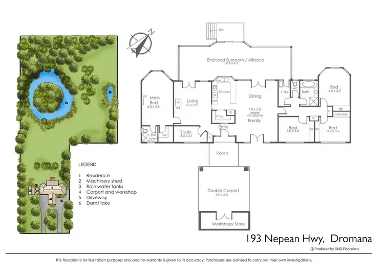 Floorplan of Homely rural property listing, 193 Nepean Highway, Dromana VIC 3936