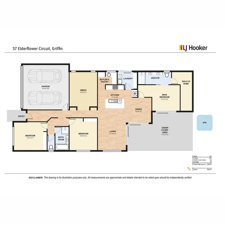 Floorplan of Homely house listing, 37 Elderflower Circuit, Griffin QLD 4503