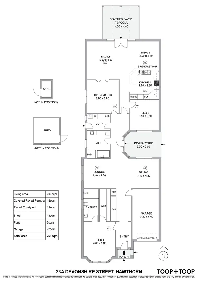 Floorplan of Homely house listing, 33A Devonshire Street, Hawthorn SA 5062
