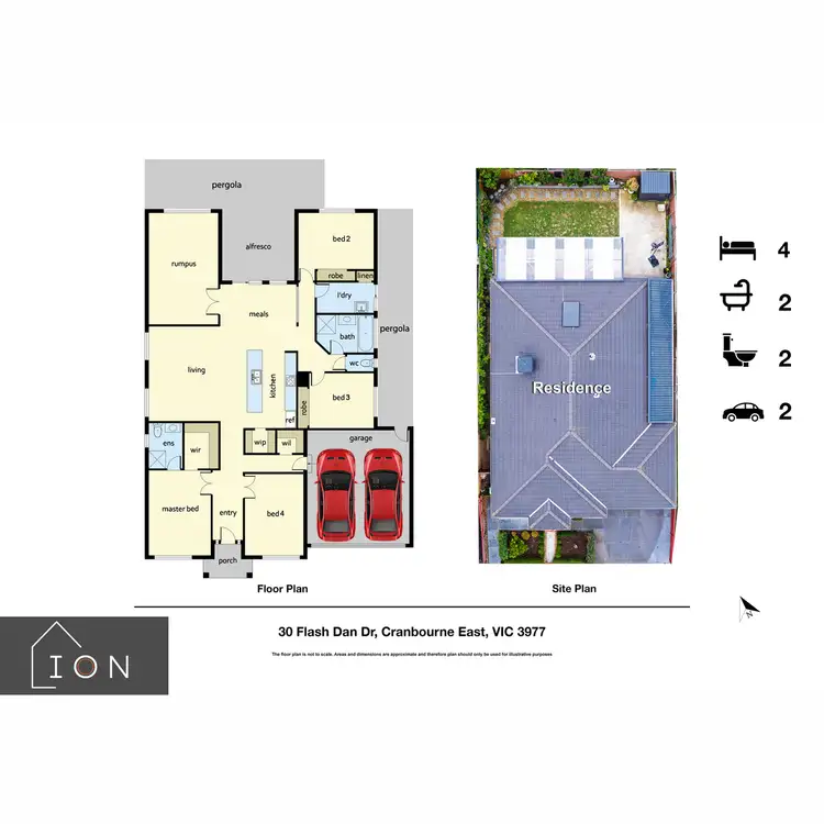Floorplan of Homely house listing, 30 Flash Dan Drive, Cranbourne East VIC 3977