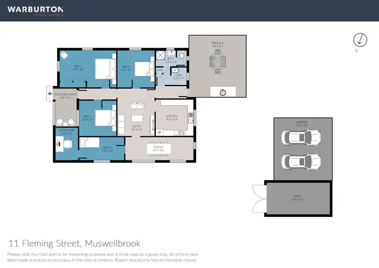 Floorplan of Homely house listing, 11 Fleming Street, Muswellbrook NSW 2333