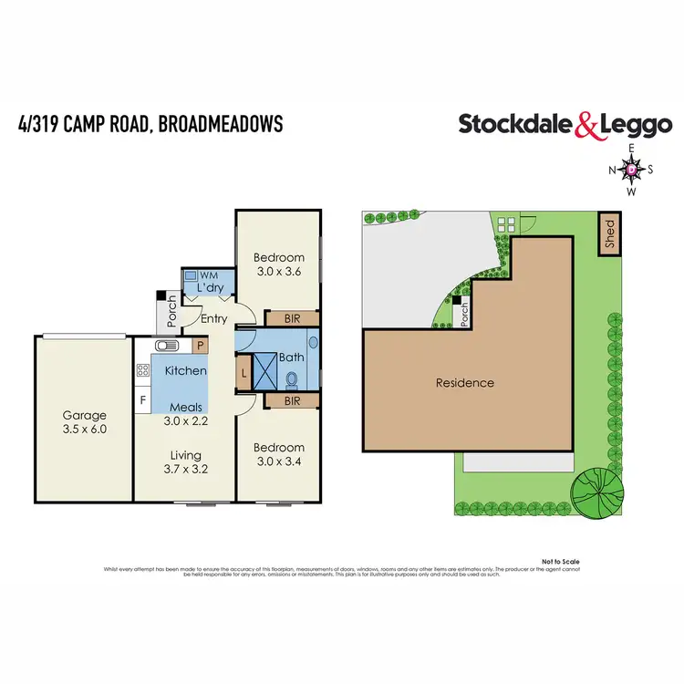 Floorplan of Homely unit listing, 4/319 Camp Road, Broadmeadows VIC 3047
