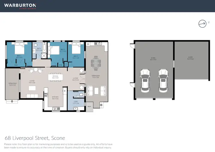 Floorplan of Homely house listing, 68 Liverpool Street, Scone NSW 2337