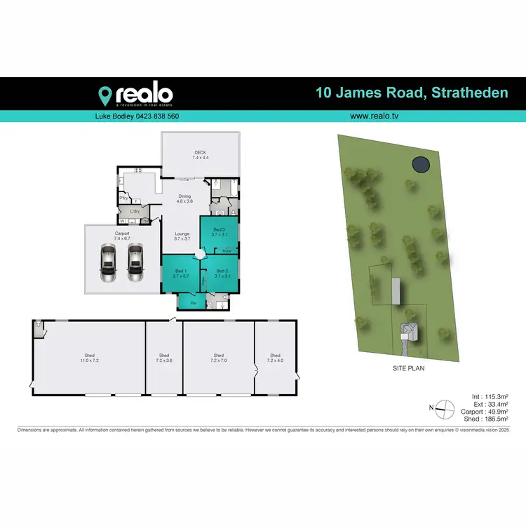 Floorplan of Homely rural property listing, 10 James Road, Stratheden NSW 2470