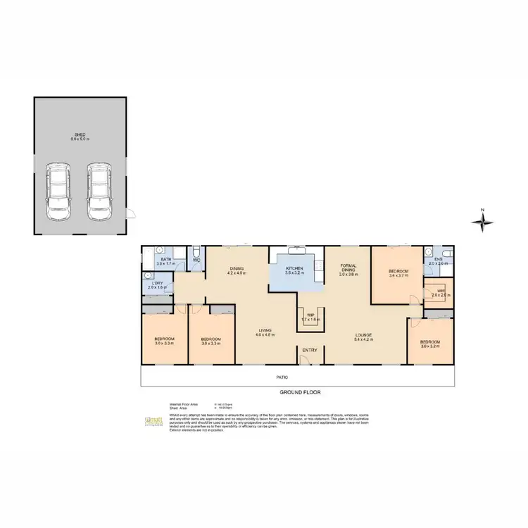 Floorplan of Homely house listing, 18 Emmanulla Drive, Kingsthorpe QLD 4400