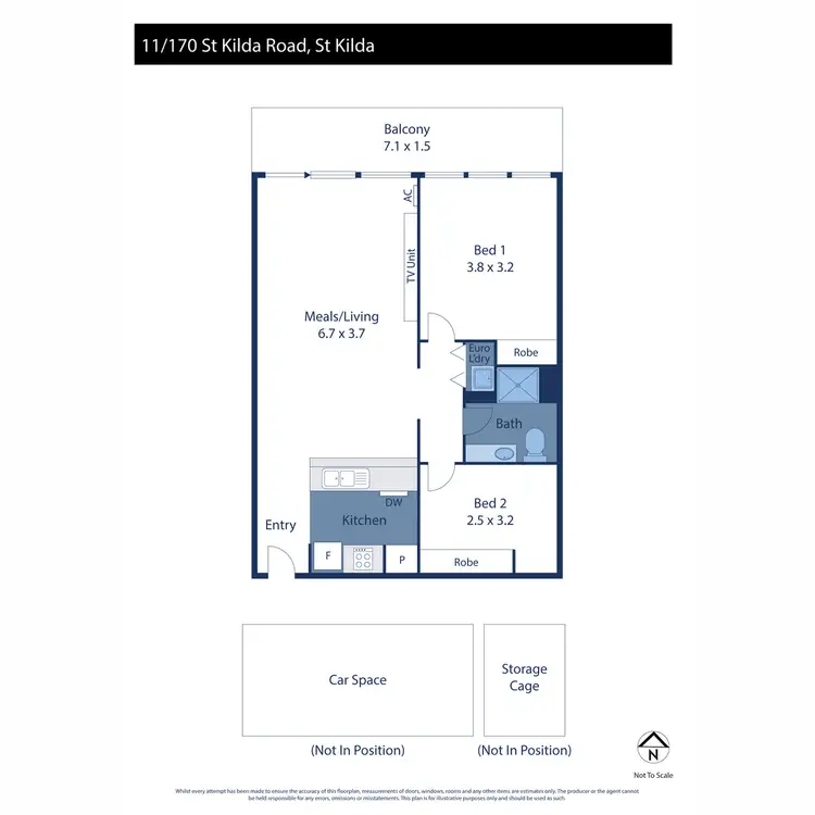 Floorplan of Homely apartment listing, 11/170 St Kilda Road, St Kilda VIC 3182