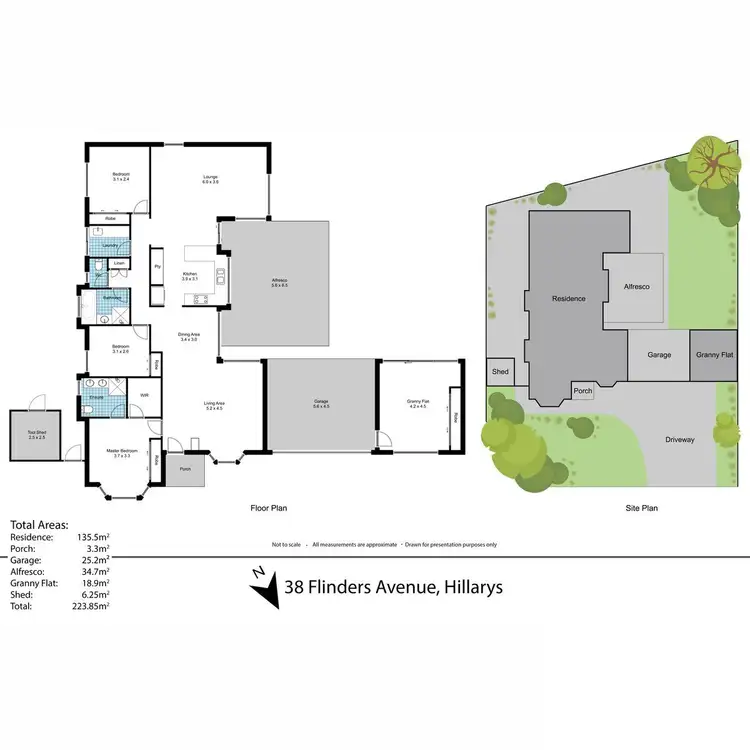 Floorplan of Homely house listing, 38 Flinders Avenue, Hillarys WA 6025
