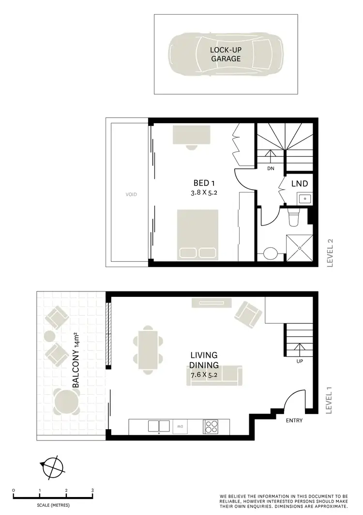 Floorplan of Homely apartment listing, 2/8 Young Street, Paddington NSW 2021