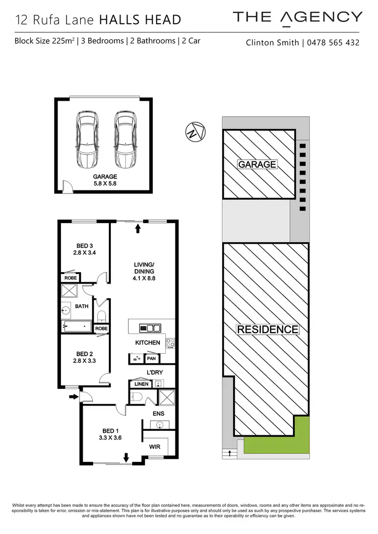 Floorplan of Homely house listing, 12 Rufa Lane, Halls Head WA 6210