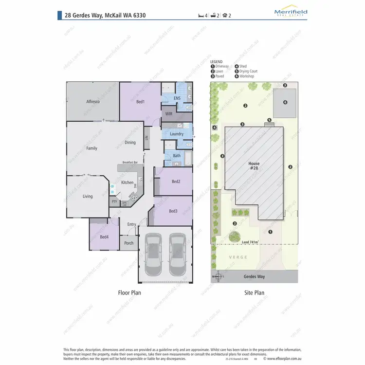 Floorplan of Homely house listing, 28 Gerdes Way, Mckail WA 6330