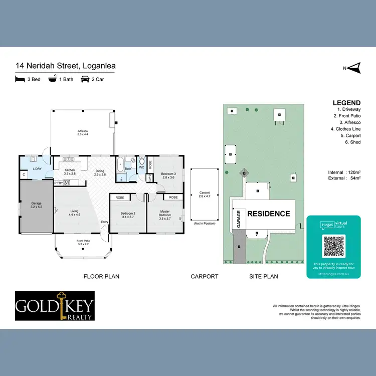 Floorplan of Homely house listing, 14 Neridah Street, Loganlea QLD 4131