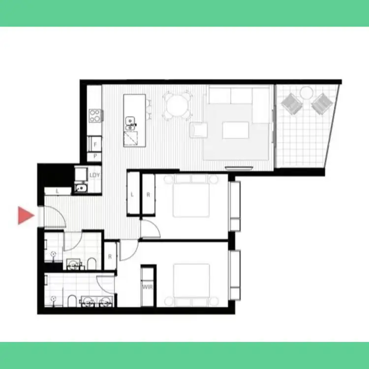 Floorplan of Homely apartment listing, 403/87 Oxford Street, Bondi Junction NSW 2022