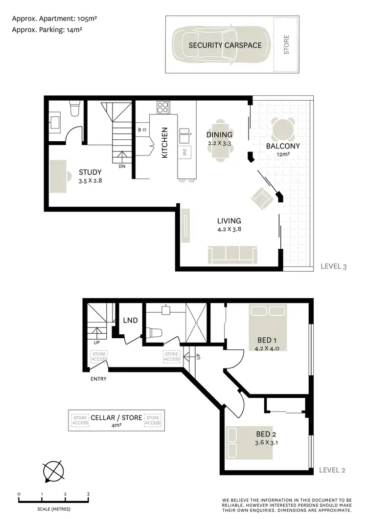 Floorplan of Homely apartment listing, 1/99-115 Flinders Street, Surry Hills NSW 2010
