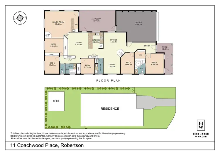 Floorplan of Homely house listing, 11 Coachwood Place, Robertson NSW 2577