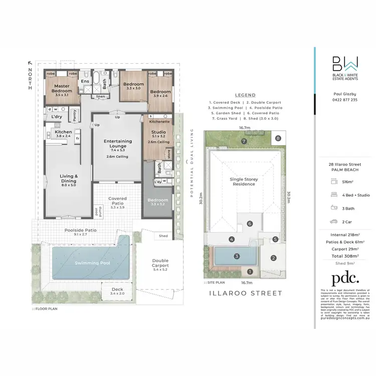 Floorplan of Homely house listing, 28 Illaroo Street, Palm Beach QLD 4221